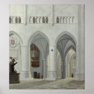 Binnenlandse Zaken van de Kerk van St. Bavo, Haarl Poster