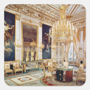 Binnenlandse Zaken van de Salon des Quatre Saisons Vierkante Sticker