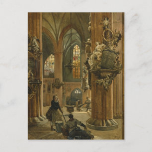 Binnenlandse Zaken van de Sint-Nicolaas-kerk in Be Briefkaart