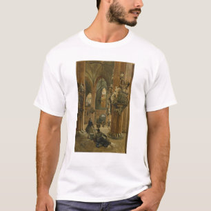 Binnenlandse Zaken van de Sint-Nicolaas-kerk in Be T-shirt