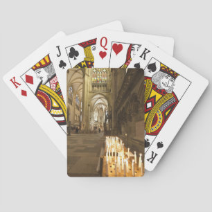 Binnenlandse Zaken van de Sint-Peter-kathedraal in Speelkaarten
