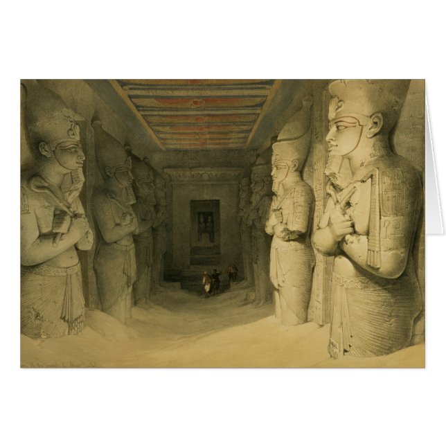 Binnenlandse Zaken van de tempel van Abu Simbel ui (Voorkant Horizontaal)