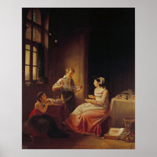 Binnenlandse Zaken van een Huis in Macon Poster
