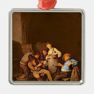 Binnenlandse Zaken van een Nederlandse Tavern Metalen Ornament