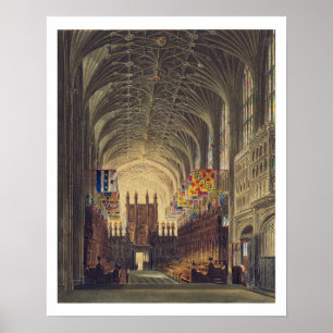 Binnenlandse Zaken van St. George's Chapel, Windso Poster