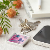 Binnenmuziek - Floral Sketch Sleutelhanger (Zijkant)