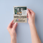 BINNENontwerper VOOR BEWERKING EN DECORATING Flyer (Hand)