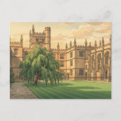 Binnenplaats aan de Universiteit van Oxford Briefkaart (Voorkant)
