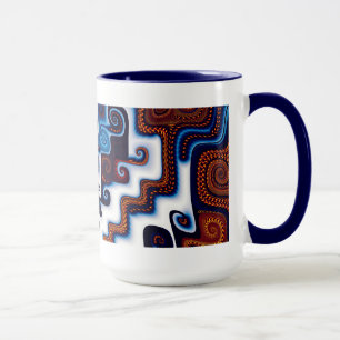 Binnenplaats in Sneeuw Mok