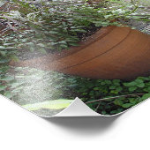 binnenplaats van de tuin foto afdruk (Hoek)