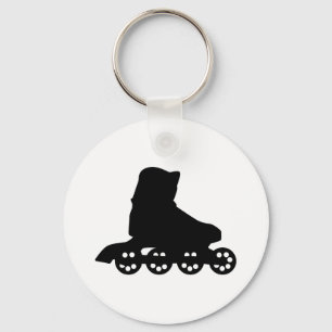 Binnenschaatsen Sleutelhanger