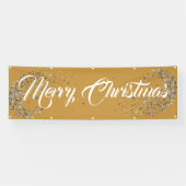 Binnenshuis aangepaste banner voor fijne kerst (Horizontaal)