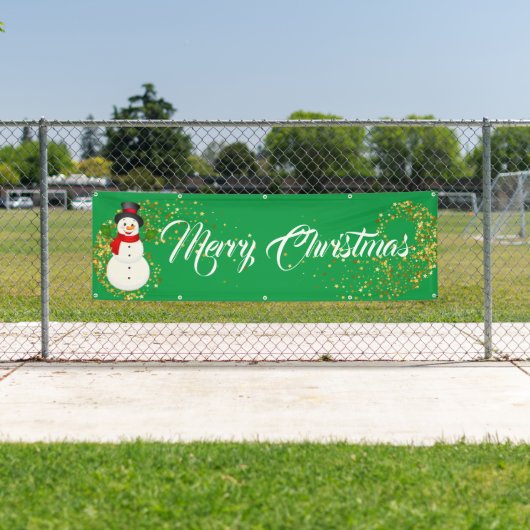 Binnenshuis aangepaste banner voor fijne kerst (Insitu)