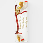 Binnenshuis kerstbanner-koning van Koningen Spandoek (Verticaal)