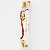 Binnenshuis kerstbanner-koning van Koningen Spandoek (Verticaal)