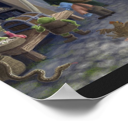 binnenstad in goblin poster (Hoek)