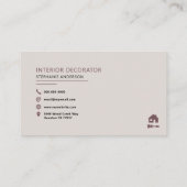 Binnenste decorator visitekaartje (Achterkant)