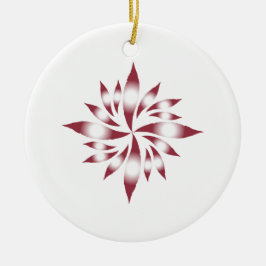 Binnenste kerstster #11 keramisch ornament
