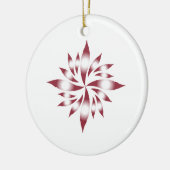 Binnenste kerstster #11 keramisch ornament (Links)