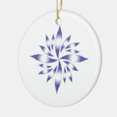 Binnenste kerstster #1 keramisch ornament (Links)