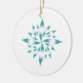 Binnenste kerstster #3 keramisch ornament (Links)