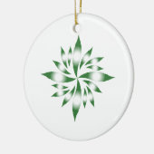 Binnenste kerstster #4 keramisch ornament (Links)