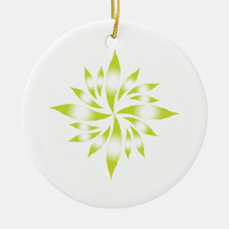 Binnenste kerstster #6 keramisch ornament