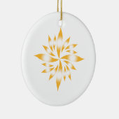 Binnenste kerstster #8 keramisch ornament (Rechts)