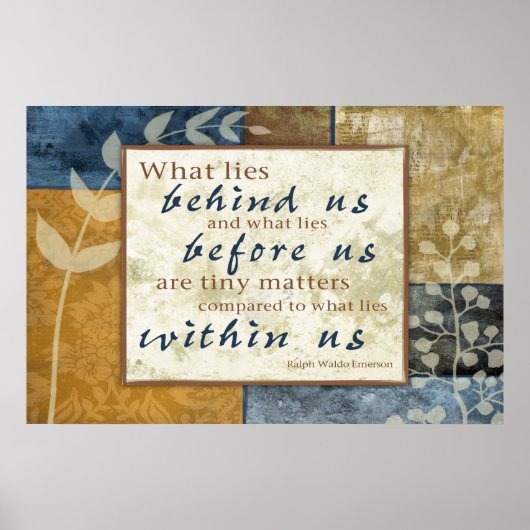 Binnenste Poster: Emerson Poster (Voorkant)