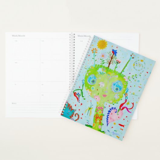 Binnenste tuindagpanner planner (Display)