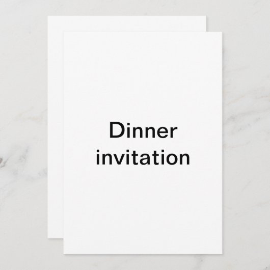 Binnenste uitnodiging (Voorkant / Achterkant)