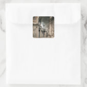 Binnenste uitzicht, 1764-1812 vierkante sticker (Tas)