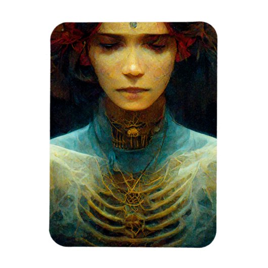 Binnenste Uitzicht Fantasy Sci-Fi Magneet (Verticaal)