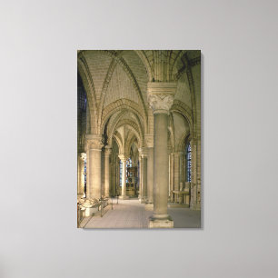 Binnenste uitzicht van de ambulant (foto) canvas afdruk