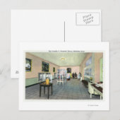 Binnenste Uitzicht van de Bibliotheek FDR, Exhibit Briefkaart (Voorkant / Achterkant)