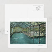 Binnenste Uitzicht van de binnenbadkuipen Briefkaart (Voorkant / Achterkant)