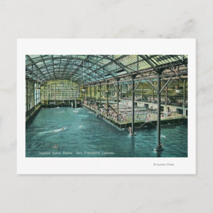 Binnenste Uitzicht van de binnenbadkuipen Briefkaart