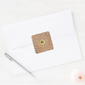 Binnenste uitzicht van de Cupola in de kapel Vierkante Sticker (Envelop)