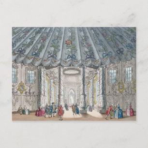 Binnenste Uitzicht van de elegante muziekkamer Briefkaart