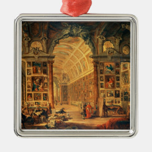 Binnenste Uitzicht van de Galerie Colonna, Rome (o Metalen Ornament
