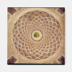 Binnenste uitzicht van de koepel in de kapel magneet