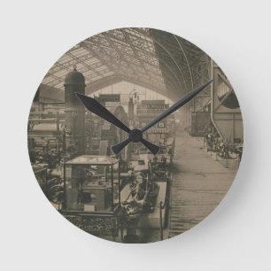 Binnenste uitzicht van de machinekamer uit L'Album Ronde Klok