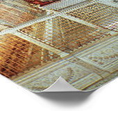 Binnenste uitzicht van de Sistinekapel Poster (Hoek)