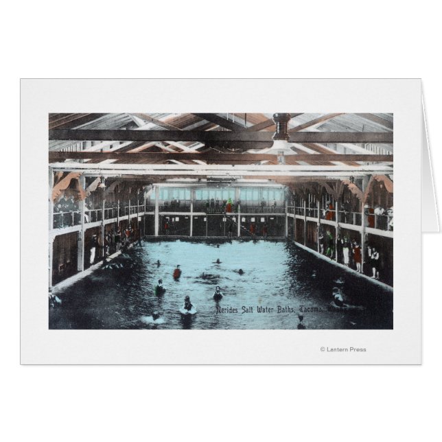 Binnenste Uitzicht van zout-waterbadkuipen van Ner (Voorkant Horizontaal)