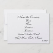 Binnenuitnodiging Kaart (Achterkant)