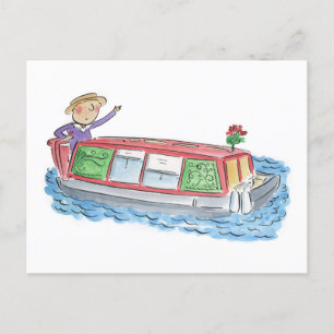 binnenvaartschip briefkaart