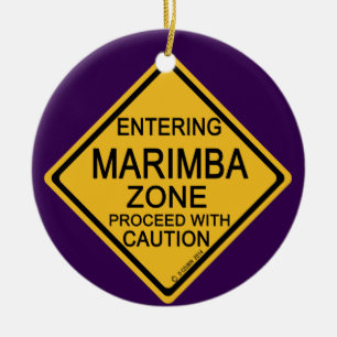 Binnenvaren van de Marimba-zone Keramisch Ornament