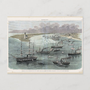 Binnenvaren van New Orleans, Commodore Farragut's  Briefkaart