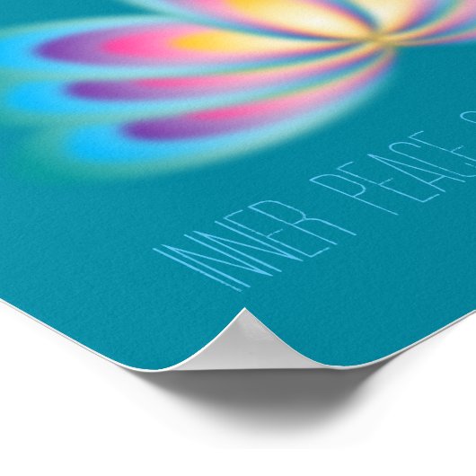 "Binnenvrede creëer buitenvrede" Poster (Hoek)