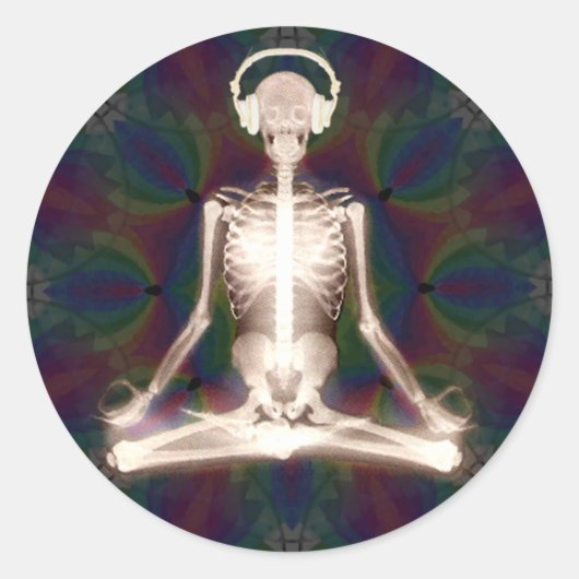 Binnenvrede Ronde Sticker (Voorkant)